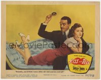 7p462 KISS & TELL LC 1945 great image of Shirley Temple spanked by Walter Abel with hairbrush!