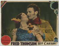 7p467 KIT CARSON LC 1928 best romantic close up of cowboy Fred Thomson & beautiful Nora Lane!