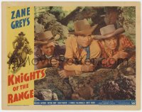 7p468 KNIGHTS OF THE RANGE LC 1940 Russell Hayden in his first starring role, all with guns drawn!