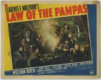 7p487 LAW OF THE PAMPAS LC 1939 William Boyd as Hopalong Cassidy with cowboys around campfire!