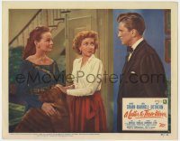 7p494 LETTER TO THREE WIVES LC #4 1949 c/u of Jeanne Crain, Ann Sothern & young Kirk Douglas!