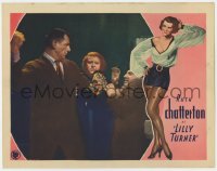 7p499 LILLY TURNER LC 1933 sexy pre-Code border art, Chatterton in middle of brawl, William Wellman