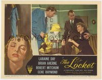 7p507 LOCKET LC #6 1946 Robert Mitchum & Brian Aherne talk to Laraine Day!