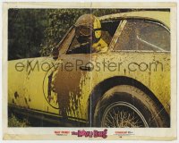 7p516 LOVE BUG LC R1979 great c/u of race car driver David Tomlinson covered in mud, Walt Disney!