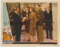 7p522 LOVER COME BACK LC 1946 Lucille Ball with George Brent & Vera Zorina in uniform!