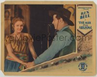 7p553 MAN FROM ARIZONA LC 1932 romantic close up of cowboy Rex Bell & pretty Naomi Judge!