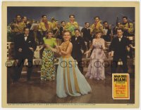 7p592 MOON OVER MIAMI LC 1941 sexy Betty Grable & cast in big dance number!