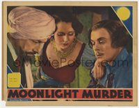 7p595 MOONLIGHT MURDER LC 1936 fortune teller sees death in Leo Carrillo & Benita Hume's future!