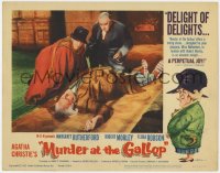 7p604 MURDER AT THE GALLOP LC #2 1963 detective Margaret Rutherford discovers dead body on floor!