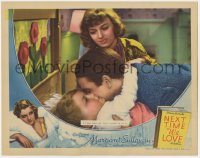 7p627 NEXT TIME WE LOVE LC 1936 Margaret Sullavan watches Jimmy Stewart hug their child!