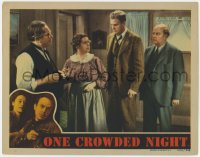 7p650 ONE CROWDED NIGHT LC 1940 unrelated people have crucial events occur one fateful night!