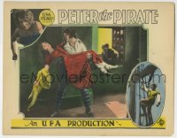 7p674 PETER THE PIRATE LC 1927 German UFA's Pietro Der Korsar, Paul Richter rescues his woman!