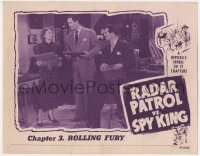 7p699 RADAR PATROL VS SPY KING chapter 3 LC 1949 Kirk Alyn, Republic serial, Rolling Fury!