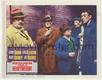 7p714 REQUIEM FOR A HEAVYWEIGHT LC 1962 Mickey Rooney w/ Anthony Quinn, Jackie Gleason & other men!