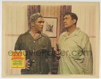 7p730 ROGER TOUHY GANGSTER LC 1944 Preston Foster & Victor McLaglen in their pajamas with guns!