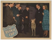 7p732 ROOKIE COP LC 1939 Ace the Wonder Dog helps Tim Holt & police stop the bad guys!