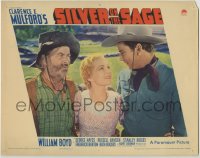 7p798 SILVER ON THE SAGE LC 1939 close up of Ruth Rogers between Gabby Hayes & Russell Hayden!