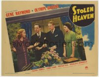 7p827 STOLEN HEAVEN LC 1938 Gene Raymond, Olympe Bradna, Glenda Farrell & Porter Hall!