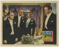 7p851 TALES OF MANHATTAN LC 1942 George Sanders glares at Edward G. Robinson & others across table!