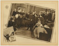 7p860 TELL IT TO THE JUDGE LC 1928 cop holds scared Max Davidson in courtroom, Leo McCarey!