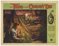 7p891 THING THAT COULDN'T DIE LC #3 1958 Charles Horvath in bushes with Robin Hughes' severed head!