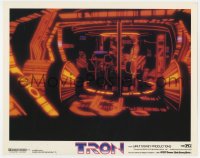 7p924 TRON LC 1982 Walt Disney science fiction, cool special effects scene!