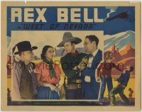 7p950 WEST OF NEVADA LC 1936 Rex Bell captures the bad guy & brings him to Joan Barclay!