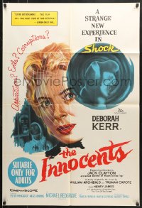 7r539 INNOCENTS Aust 1sh 1962 Deborah Kerr is outstanding in Henry James' English classic horror!