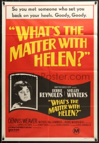 7r595 WHAT'S THE MATTER WITH HELEN Aust 1sh 1971 Debbie Reynolds, Shelley Winters, wild image!