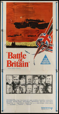 7r495 BATTLE OF BRITAIN Aust 3sh 1969 all-star cast in historical World War II battle!
