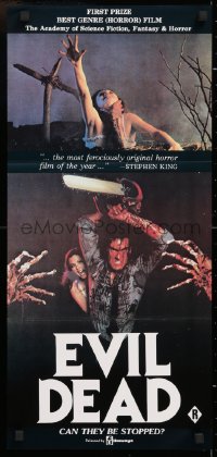7r710 EVIL DEAD Aust daybill 1984 Sam Raimi cult classic, Bruce Campbell, different images!