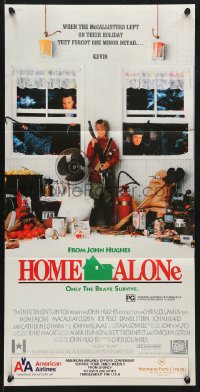 7r761 HOME ALONE Aust daybill 1990 classic Macaulay Culkin, Daniel Stern, Joe Pesci!