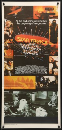 7r931 STAR TREK II Aust daybill 1982 The Wrath of Khan, Leonard Nimoy, William Shatner