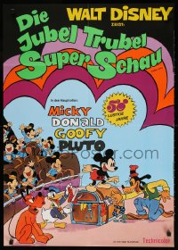 7r199 CARTOON JUBILEE German 1970s different art of Mickey, Goofy, Pluto, Donald, Disney!