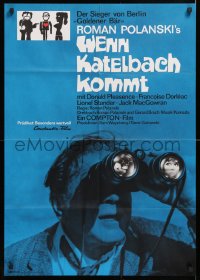 7r207 CUL-DE-SAC blue style German 1966 Roman Polanski, Donald Pleasance, Francoise Dorleac!