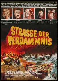 7r208 DAMNATION ALLEY German 1977 Jan-Michael Vincent, different action art of disaster!