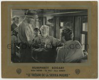 7r492 TREASURE OF THE SIERRA MADRE French LC 1949 Humphrey Bogart, Tim Holt & Huston on train!