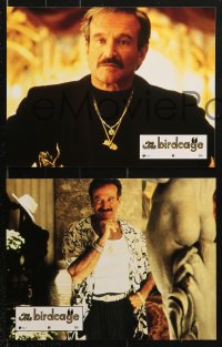 7r332 BIRDCAGE 12 French LCs 1996 gay Robin Williams & Nathan Lane, Gene Hackman, Dianne Wiest!