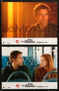 7r477 CHILDREN OF MEN 6 French LCs 2006 images of Clive Owen, Julianne Moore, Michael Caine!