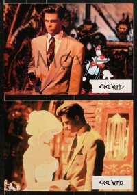 7r487 COOL WORLD 5 French LCs 1994 Brad Pitt w/great images of sexy Kim Basinger as Holli!