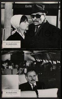 7r407 DEADLY AFFAIR 8 style B French LCs 1967 James Mason, Max Schell, Harriet Andersson!