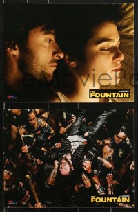 7r467 FOUNTAIN 6 French LCs 2006 Hugh Jackman, Rachel Weisz, Ellen Burstyn, cool sci-fi images!