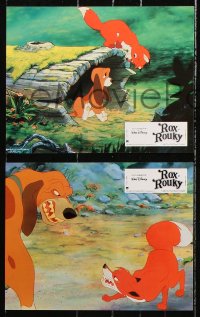 7r320 FOX & THE HOUND 12 French LCs R1988 2 friends who didn't know they were supposed to be enemies