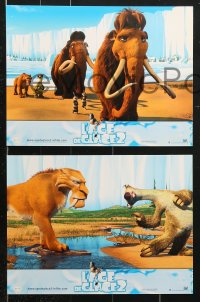 7r485 ICE AGE: THE MELTDOWN 5 French LCs 2006 CGI, wacky images of mammoth, squirrel, and more!