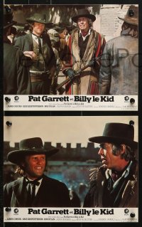 7r354 PAT GARRETT & BILLY THE KID 9 style A French LCs 1973 Sam Peckinpah, Coburn, Kristofferson!