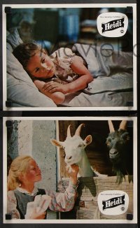 7r011 HEIDI 12 German LCs 1967 from classic Swiss Spyri novel, William artwork!