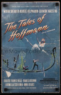7s034 TALES OF HOFFMANN English pressbook 1951 Powell & Pressburger, ballerina Moira Shearer, rare!