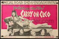 7s131 CARRY ON CLEO pressbook 1965 English comedy on the Nile, sexy full-length Amanda Barrie!