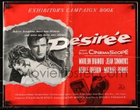 7s170 DESIREE pressbook 1954 Marlon Brando, pretty Jean Simmons, Merle Oberon, French Revolution!