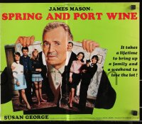7s032 SPRING & PORT WINE English pressbook 1970 James Mason, Susan George & top cast!